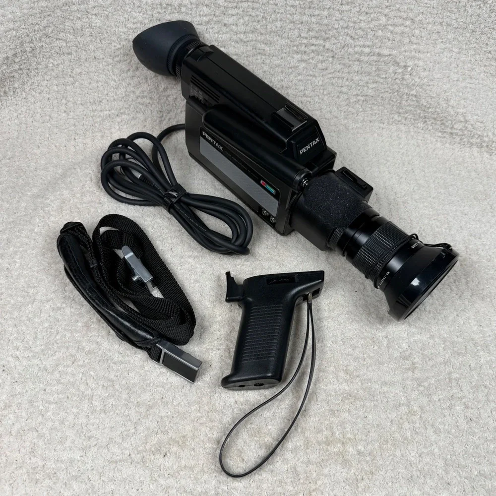 Pentax VHS Recorder,Tuner, Video Camera Lot PV-U1000A PV-R100A PC-K030A Untested